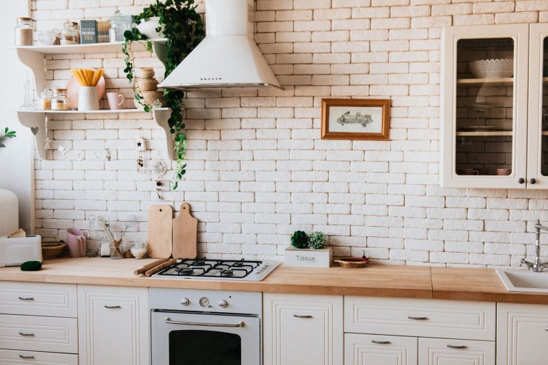 Home 11 Stylish kitchen interior with modern appliances wooden count 1790096414